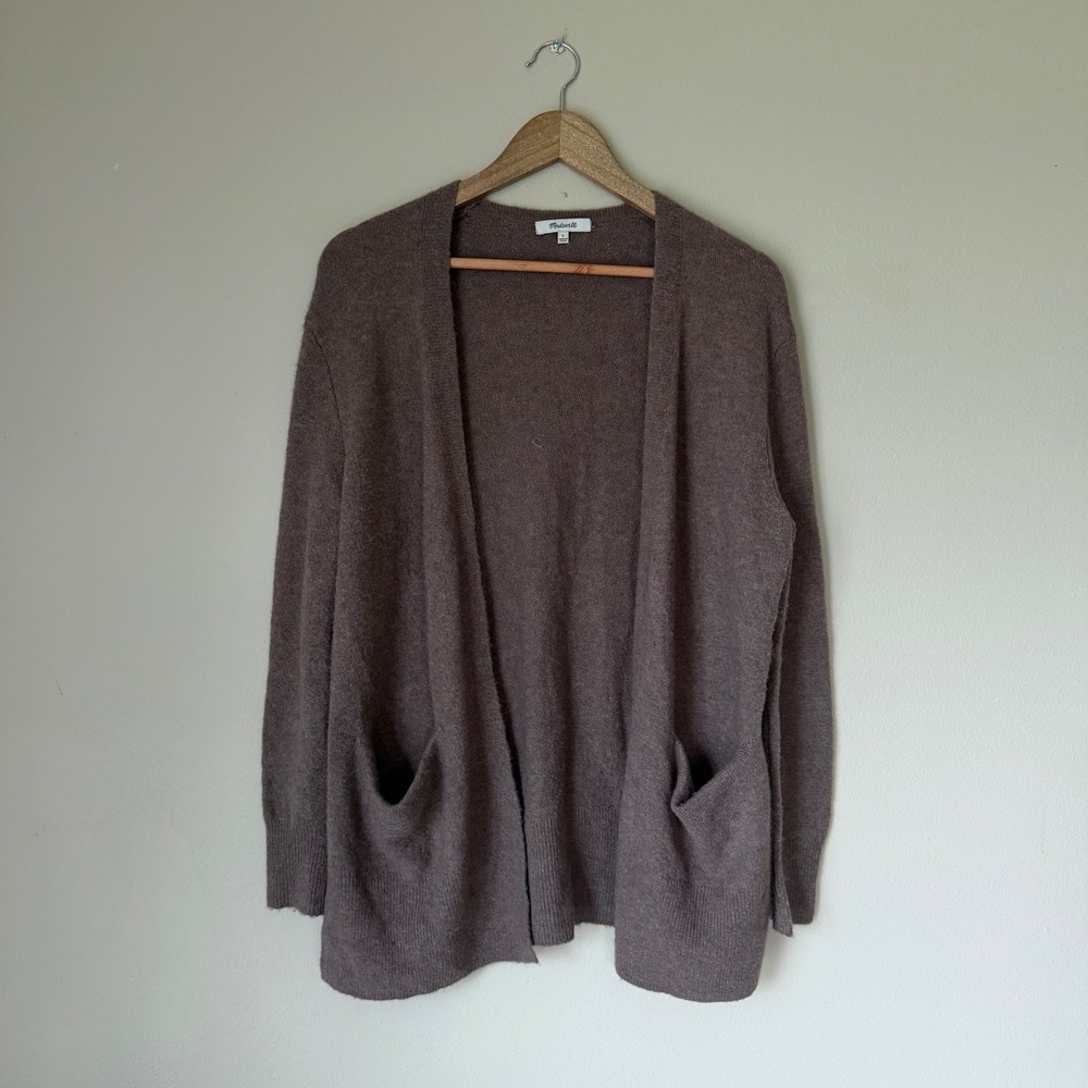 Women's Madewell Cozy Merino and Alpaca Wool Blend Walker Cardigan Size Small